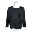 Unisex Papu - Tricot shirt, size 36 - Black ()