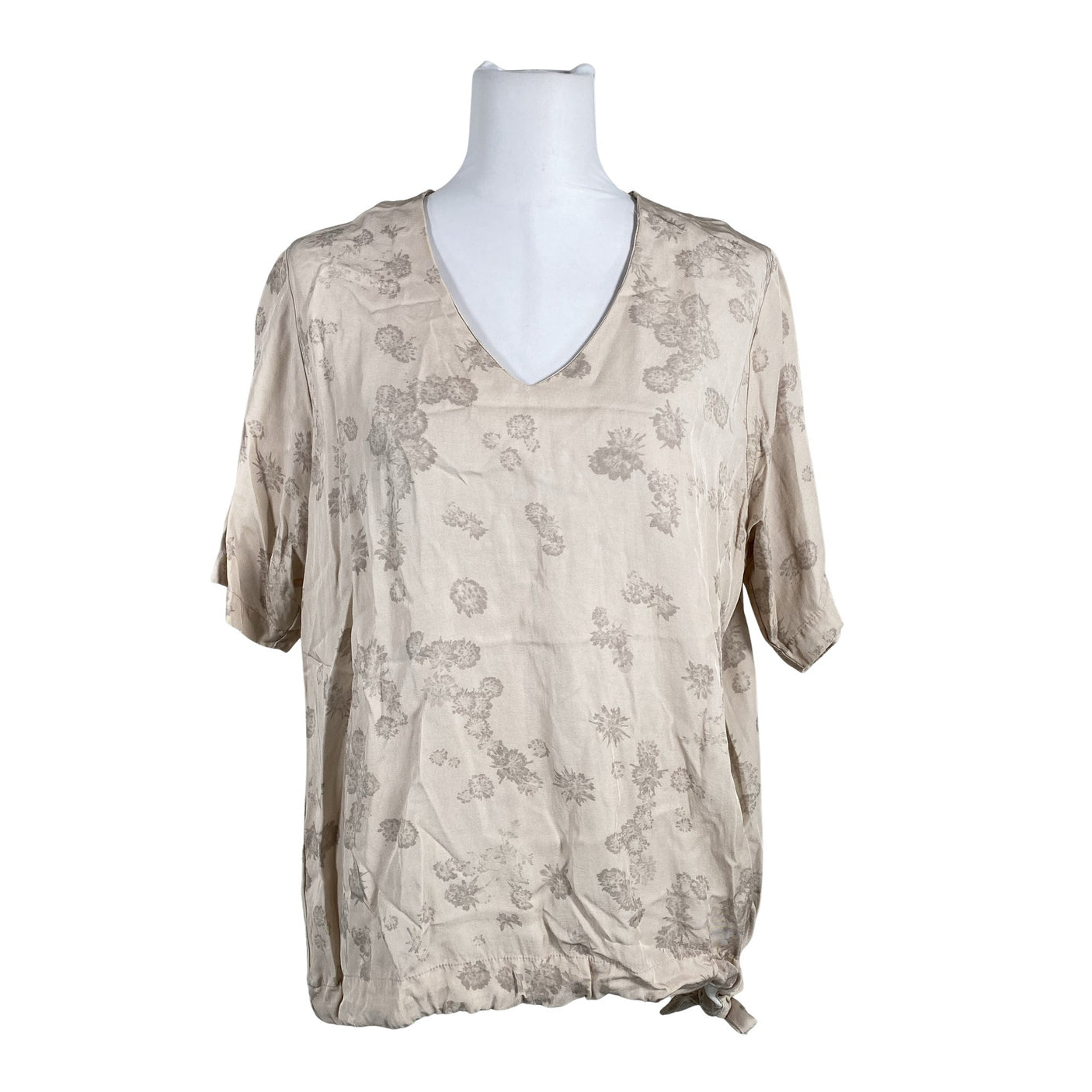 Unisex Makia - Short-sleeved blouse, size 40 - Beige (1)