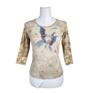 Unisex Esprit - Tricot shirt, size 34 - Beige (1)