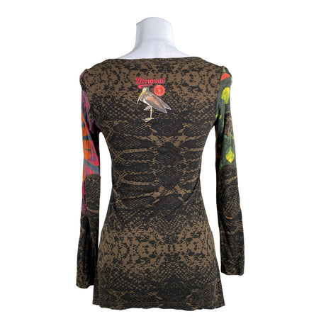 Unisex Desigual - Tricot shirt, size 36 - Brown (2)