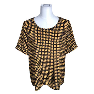 Unisex Scotch&Soda - Short-sleeved blouse, size 40 - Orange (1)