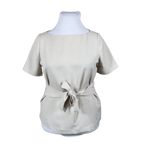 Unisex Marks&Spencer - Short-sleeved blouse, size 42 - Beige (1)