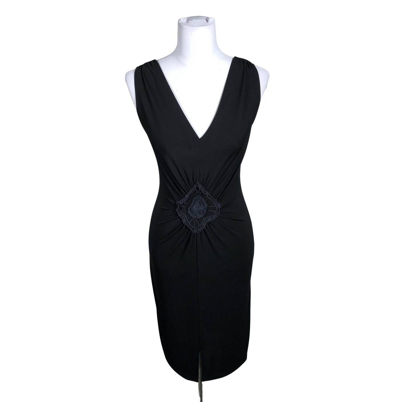Unisex Chic Fille - Tricot dress, size 36 - Black (1)