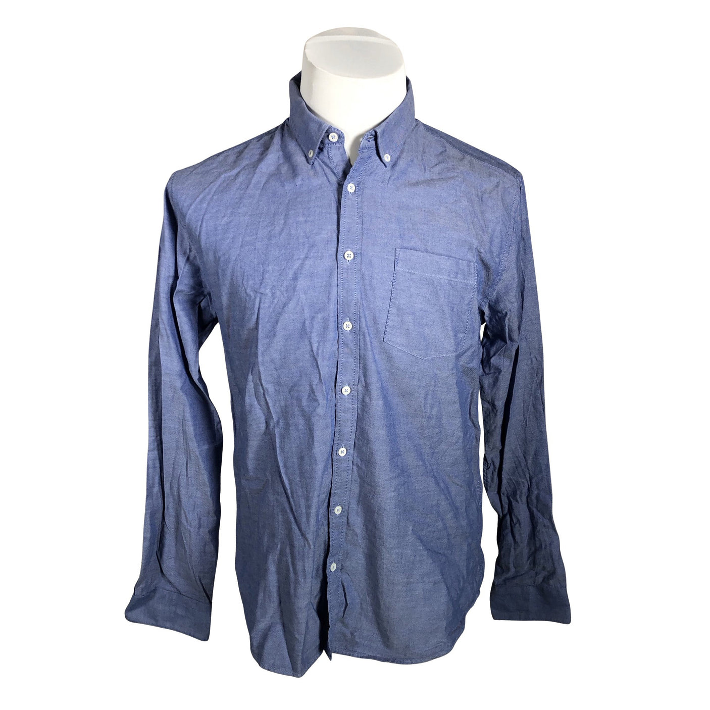 Unisex Construe - Collared shirt, size L - Blue (1)