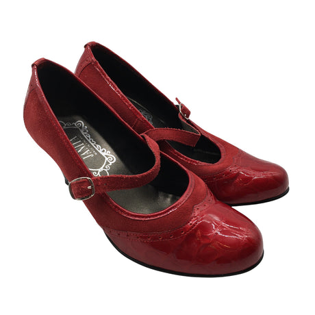 Unisex Janita - High heels, size 40 - Wine red (2)