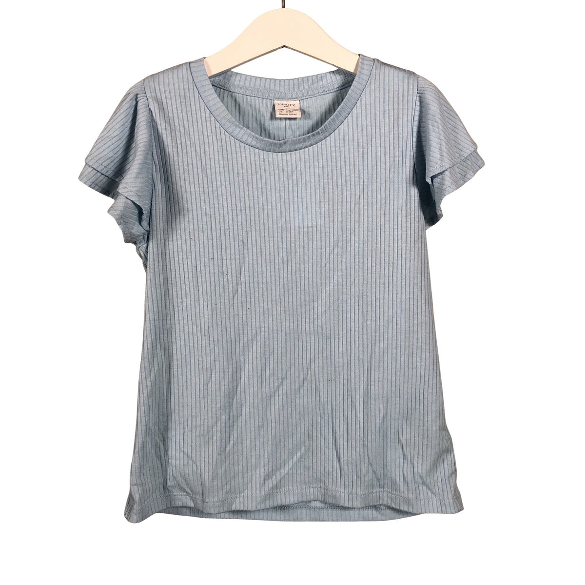 Unisex Lindex - T-shirt, size 134 - 140 - Light blue (1)