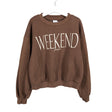 Unisex Lindex - Sweatshirt, size 134 - 140 - Brown ()