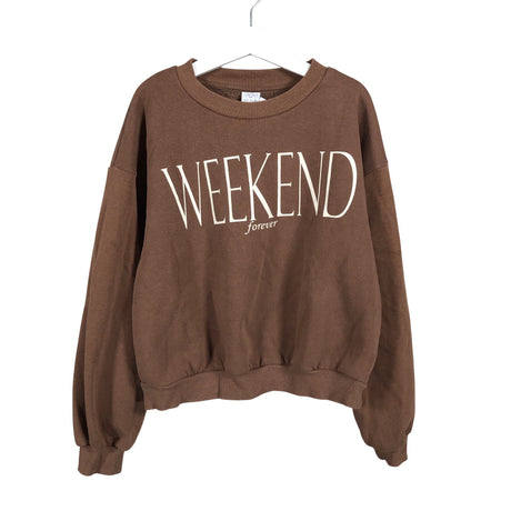 Unisex Lindex - Sweatshirt, size 134 - 140 - Brown ()