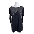 Unisex Nanso - Tricot tunic, size 38 - Black ()