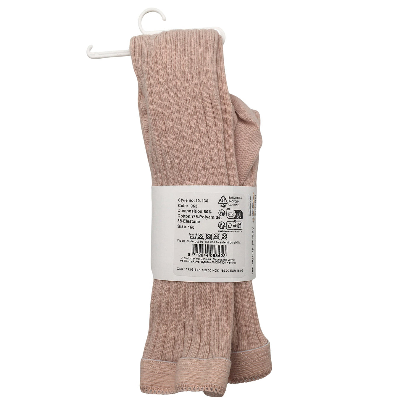 Unisex MP Denmark - Stockings, thick, size 146 - 152 - Light pink (2)