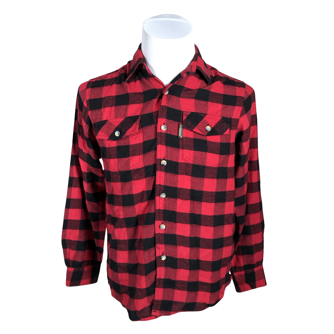 Unisex Pinewood - Flannel shirt, size S - Red (1)