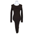 Unisex Na-KD - Knit dress, size 36 - Brown ()