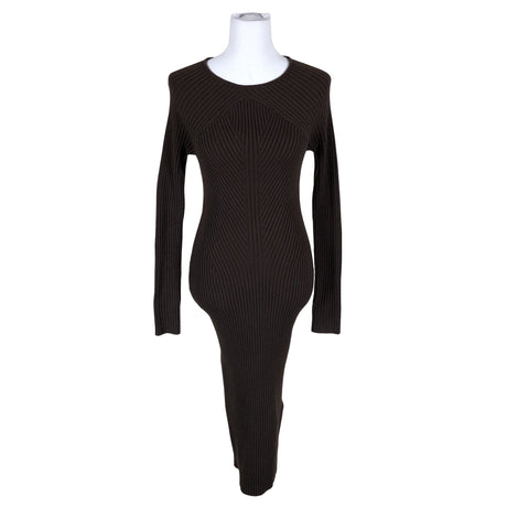Unisex Na-KD - Knit dress, size 36 - Brown ()