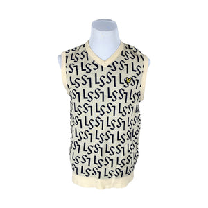 Unisex Lyle&Scott - Knit vest, size M - Beige (1)