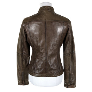 Unisex Marc O'Polo - Leather jacket, size 36 - Brown (2)