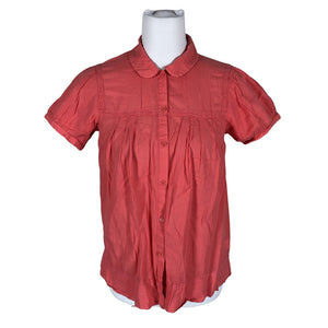 Unisex Fransa - Short-sleeved blouse, size 36 - Red (1)