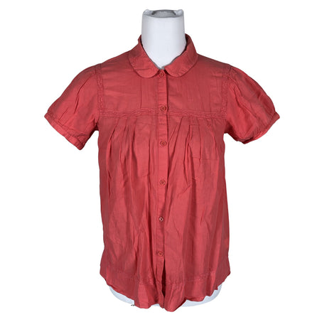 Unisex Fransa - Short-sleeved blouse, size 36 - Red ()