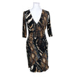 Unisex Joseph Ribkoff - Tricot dress, size 34 - Brown ()