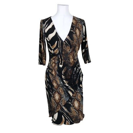 Unisex Joseph Ribkoff - Tricot dress, size 34 - Brown ()