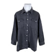 Unisex Part two - Denim shirt, size 42 - Black ()