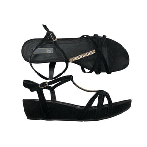 Unisex Pier One - Wedge sandals, size 42 - Black (1)