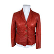 Unisex Andiata - Leather jacket, size 42 - Red ()