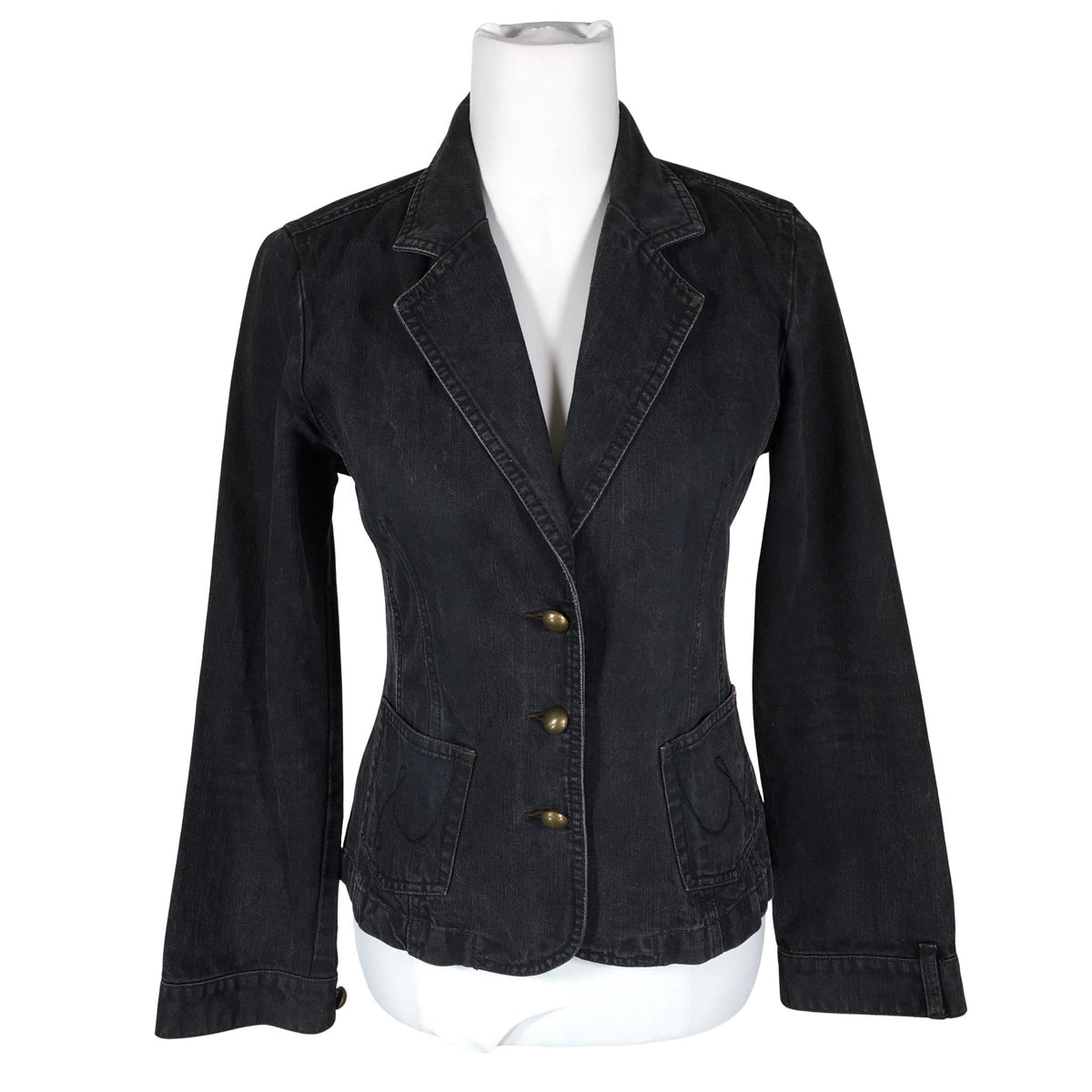 Unisex Friendtex - Denim jacket, size 36 - Black (1)