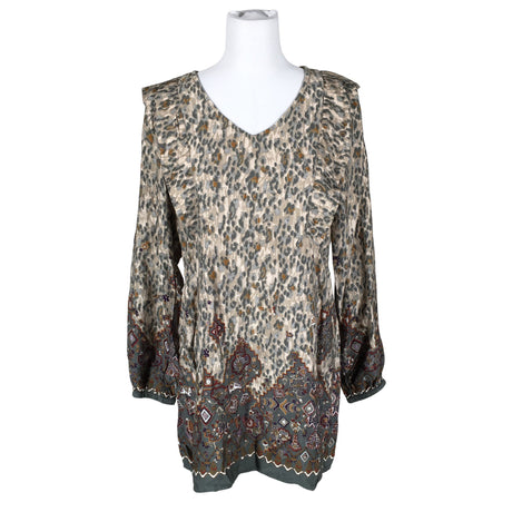 Unisex Cream - Tunic, size 40 - Green ()