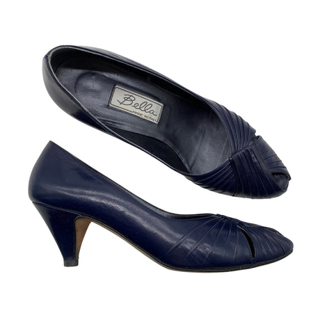 Unisex Bella - Open toe high heel shoes, size 37 - Blue ()