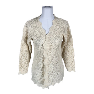 Unisex Handmade - Cardigan, size 40 - Beige (1)