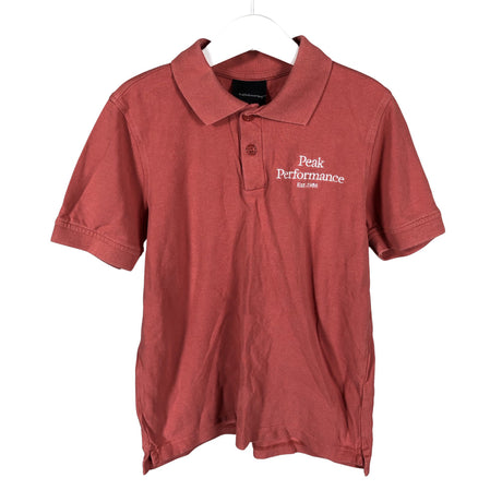 Unisex Peak Performance - Polo shirt, size 134 - 140 - Light pink ()