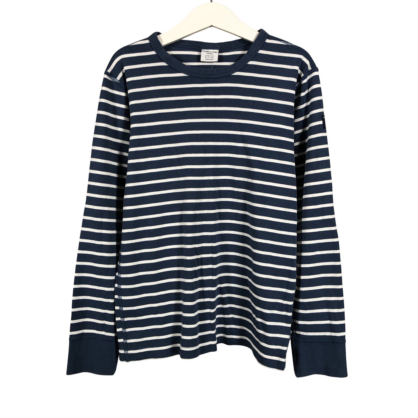 Unisex Polarn O. Pyret - Tricot shirt, size 140 - 146 - Blue (1)