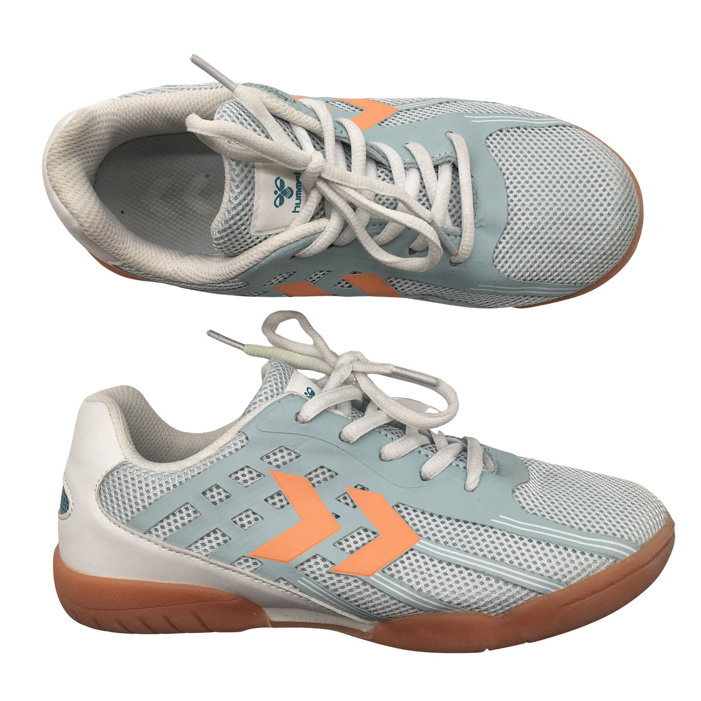 Unisex Hummel - Indoor sports shoes, size 37 - Light blue (1)