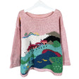 Unisex Handmade - Sweater, size 134 - 140 - Light pink ()