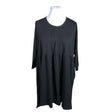 Unisex Ulla Popken - Tricot tunic, size 50 - Black ()
