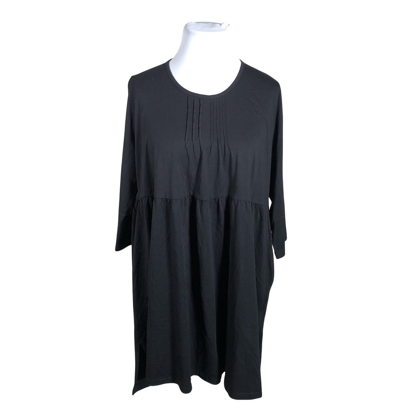 Unisex Ulla Popken - Tricot tunic, size 50 - Black (1)