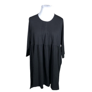 Unisex Ulla Popken - Tricot tunic, size 50 - Black (1)