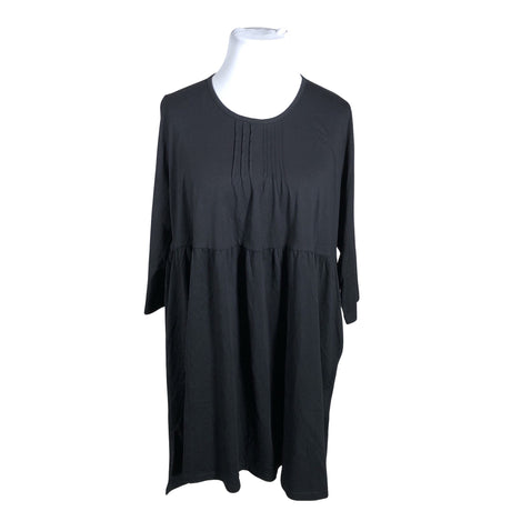 Unisex Ulla Popken - Tricot tunic, size 50 - Black ()