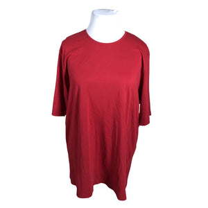 Unisex Ulla Popken - T-shirt, size 46 - Red (1)