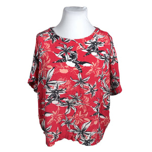 Unisex Soyaconcept - Short-sleeved blouse, size 44 - Pink (1)