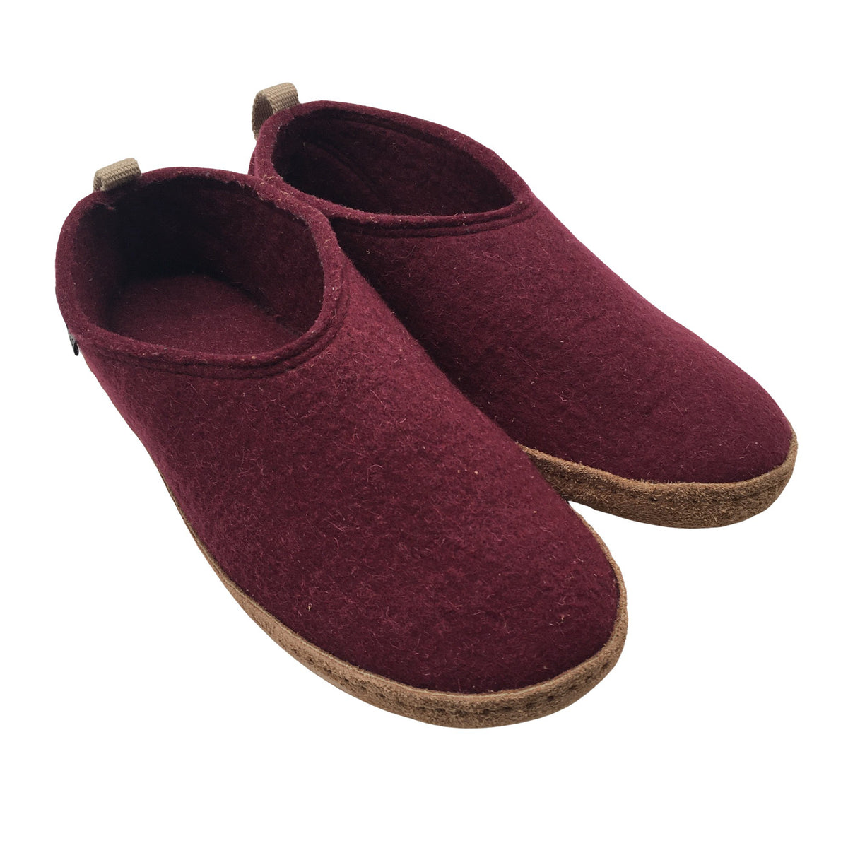 Unisex GreenGo - Indoor slippers, size 39 - Wine red (2)