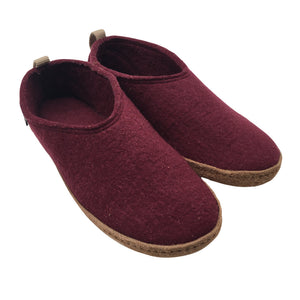 Unisex GreenGo - Indoor slippers, size 39 - Wine red (2)