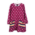 Unisex NOSH - Tricot dress, size 122 - 128 - Pink ()