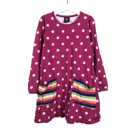 Unisex NOSH - Tricot dress, size 122 - 128 - Pink ()