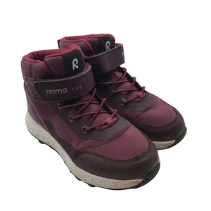 Unisex Reima - Spring/Fall shoes, size 34 - Wine red (2)