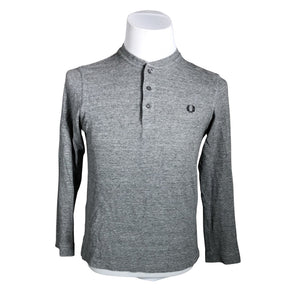 Unisex Fred Perry - Tricot shirt, size S - Gray (1)