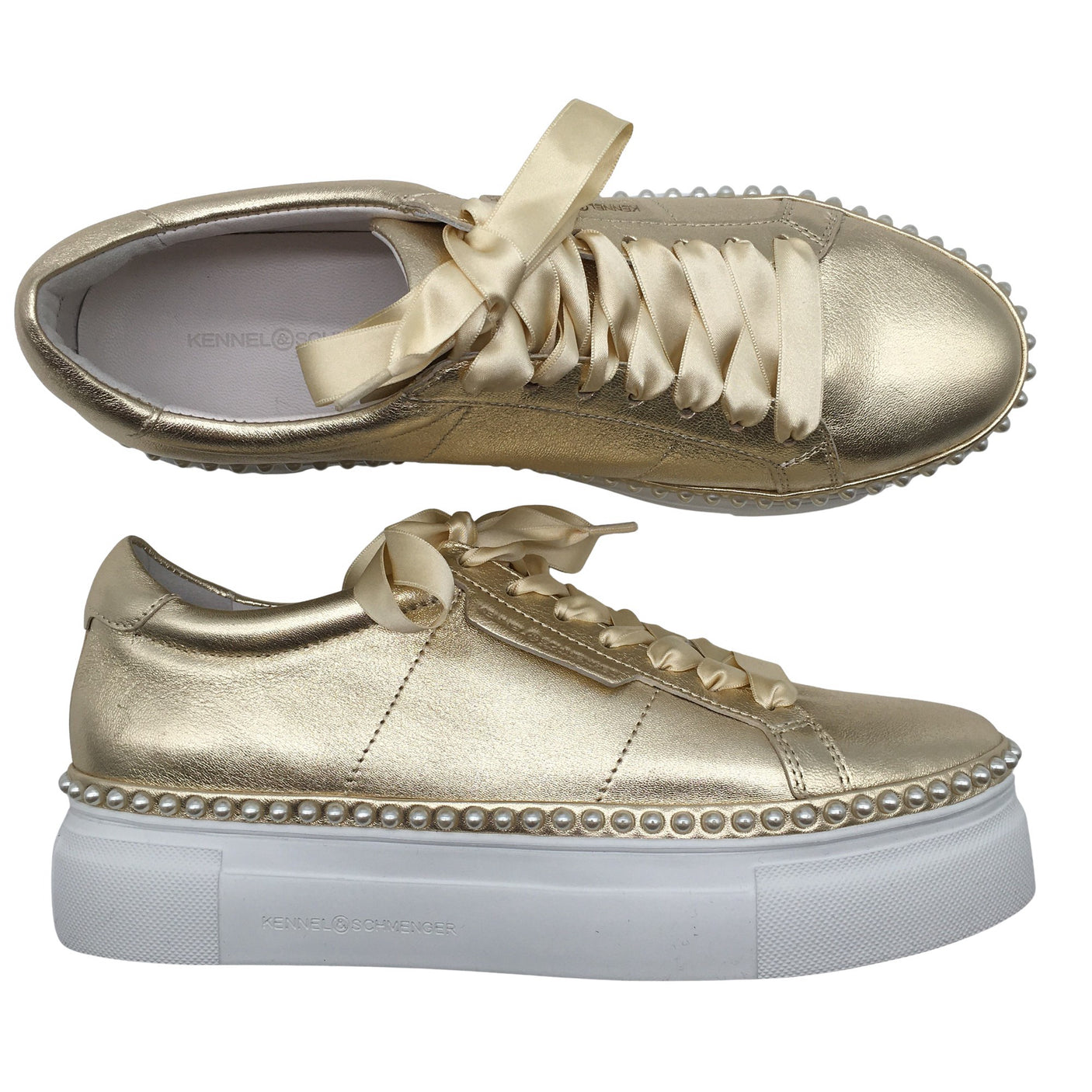 Unisex Kennel&Schmenger - Casual sneakers, size 42 - Gold (1)