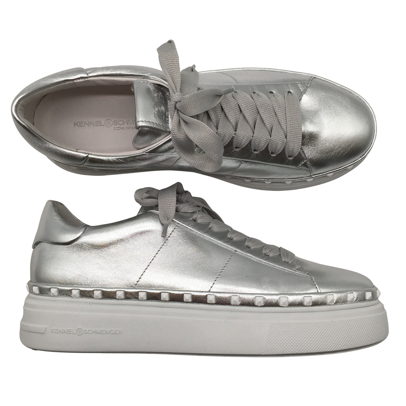 Unisex Kennel&Schmenger - Casual sneakers, size 42 - Silver (1)