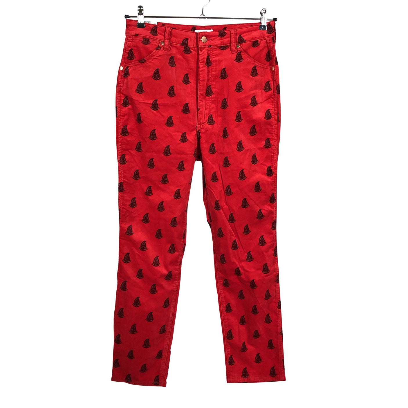 Unisex Wrangler - Velvet pants, size W31 - Red (1)