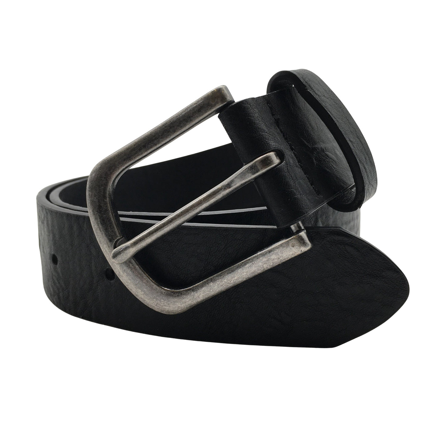 Unisex Benetton - Leather belt, size Ei kokoa - Black (1)